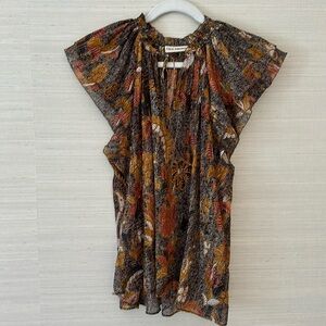 Ulla Johnson flutter sleeve blouse